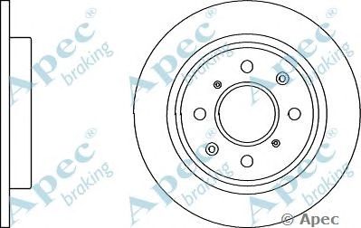 APEC BRAKING dsk3000 -  Тормозной диск
